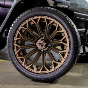 GTW® Phantom Matte Bronze 16 in Wheels with 225/40-R16 Mamba Street Tires – Full Set