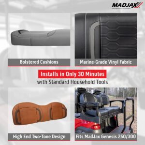 MadJax® Genesis 250/300 Black Commander Rear Seat Cushions