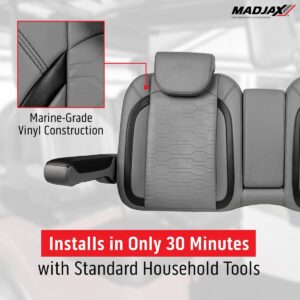MadJax® Club Car Precedent/Tempo/Onward Black Commander Front Seat Cushions