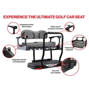 MadJax® Genesis 250/300 Black Commander Rear Seat Cushions