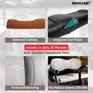 MadJax® Genesis 250/300 Caramel Brown Aspen Rear Seat Cushions