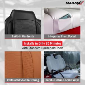 MadJax® Club Car Precedent/Tempo/Onward Black Aspen Front Seat Cushions