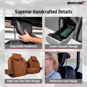 MadJax® Club Car Precedent/Tempo/Onward Black Commander Front Seat Cushions
