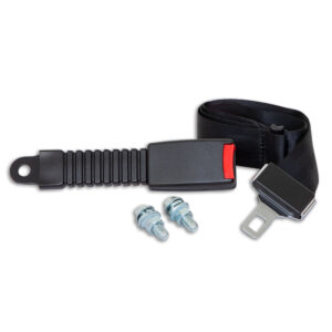 GTW 42.5 Inch Lap Belt with Rubber Over Mold Buckle