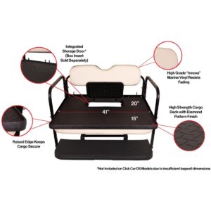 GTW® Mach3 Rear Seat Kit for Club Car DS – Choose Your Color