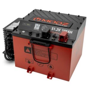 MODZ Universal 48V (51.2V) 105AH Nano Lithium Golf Cart Battery Bundle with Built-In Heater