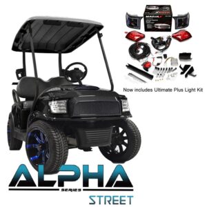 ALPHA Club Car Precedent Street Body Kit with Ultimate Plus Light Kit