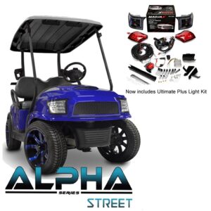 ALPHA Club Car Precedent Street Body Kit with Ultimate Plus Light Kit