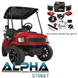 ALPHA Club Car Precedent Street Body Kit with Ultimate Plus Light Kit