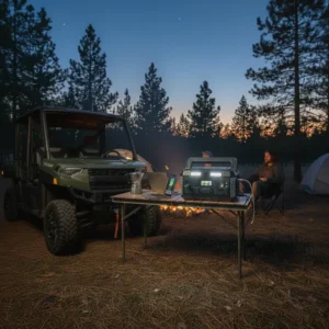 Polaris Ranger Campfire With A Power Hub Charging 1